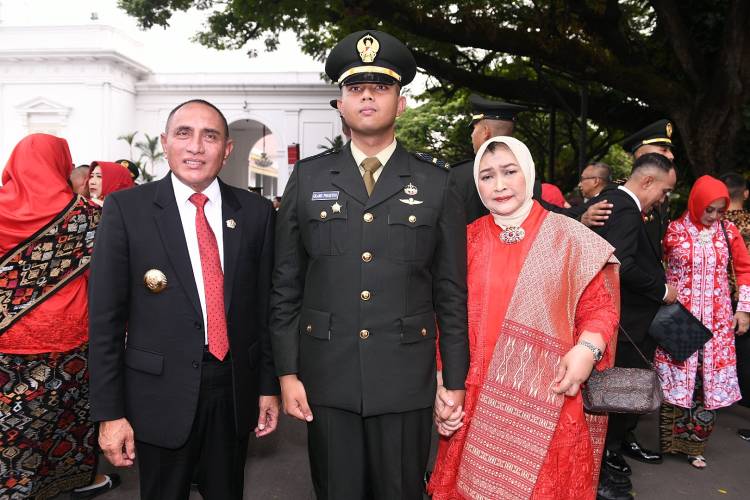Bangga Anaknya Dilantik Jadi Perwira TNI oleh Presiden,   Edy Rahmayadi: Khatam Mendidik Anak Saya