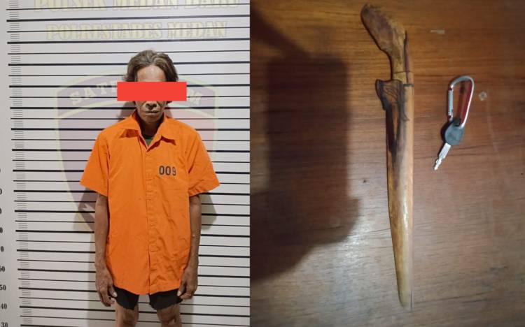 Polsek Medan Baru Tangkap Pelaku Penikaman Pasca Permasalahan Pengambilan Nasi Sisa