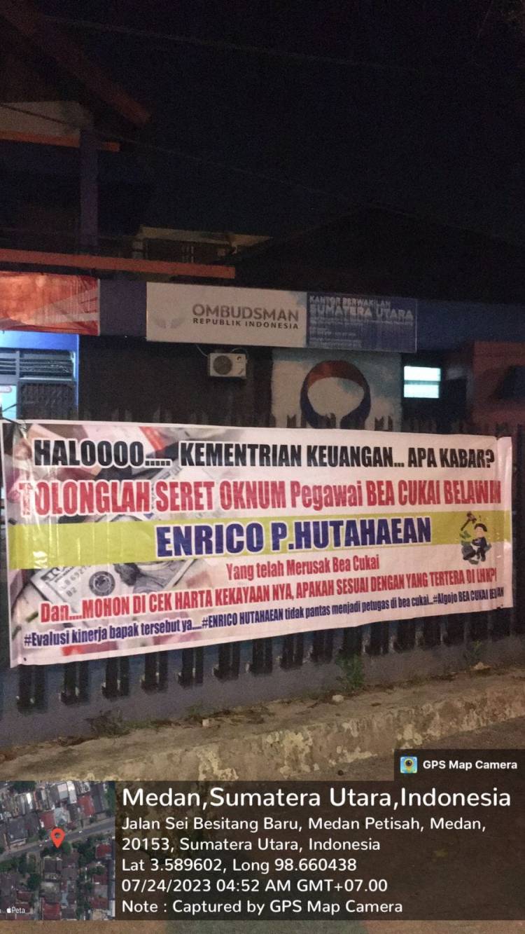 Salah Seorang Oknum Pegawai Bea Cukai Belawan Jadi Sorotan, Ini  Masalahnya