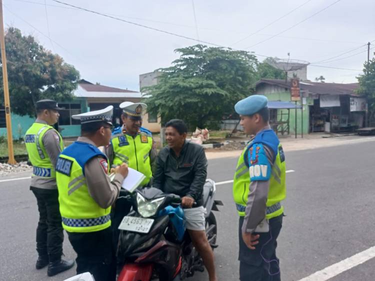 Polres Sibolga Melaksanakan Ops Patuh Toba 2023