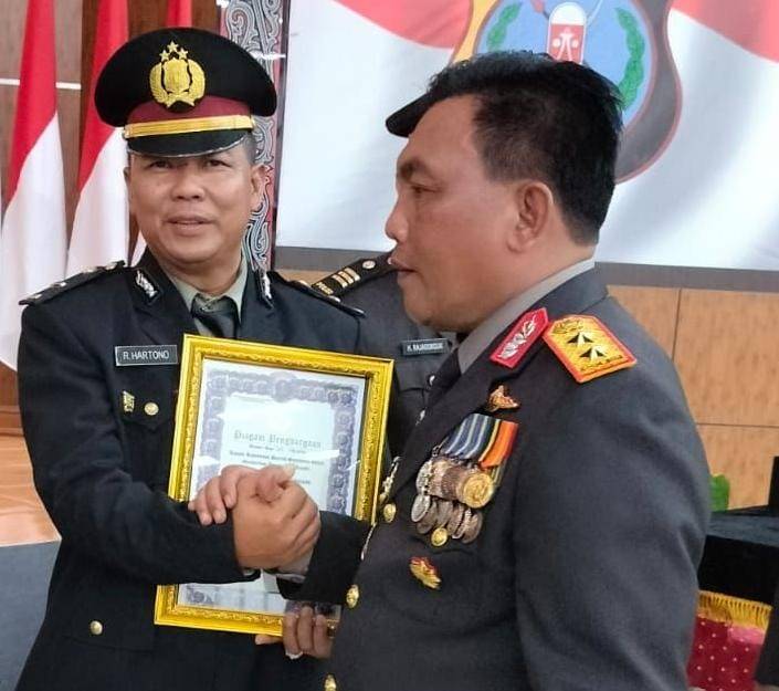 Polres Simalungun dalam Pemberantasan Narkoba Raih Penghargaan