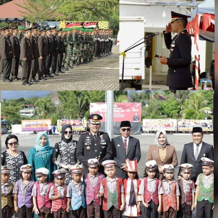 Bupati dan Wabup Hadiri HUT dan Syukuran Bhayangkara ke-77
