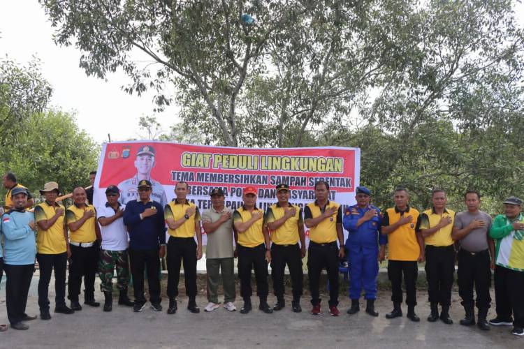 Polres Sergai adakan Gotong Royong