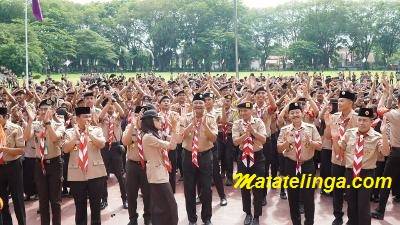 Raimuna Gerakan Pramuka Sumut ke-VIII Resmi Ditutup Plt Bupati Langkat
