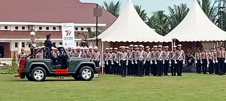 Polda Sumut Gelar Upacara Hari Bhayangkara ke-77
