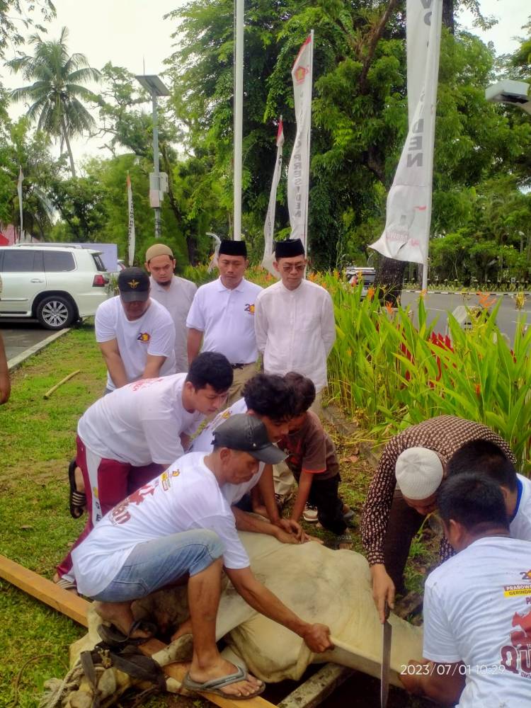Peduli Antar Sesama, Gerindra Sumut Giat Gerakan Indonesia Raya BerQurban