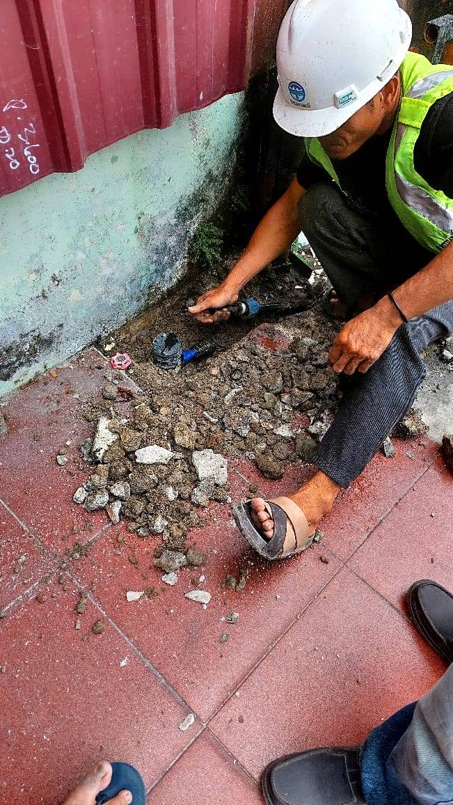 Terkait Air Kotor di Kantor Media, Plh Kacab Denai : Pipa Sumur Bor di Kantor Pewarta Bocor