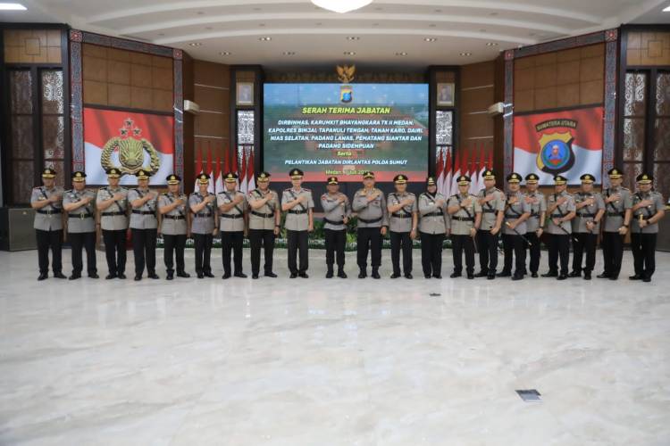 Kombes Pol Muji Ediyanto Resmi Jabat Direktur Lantas Polda Sumut