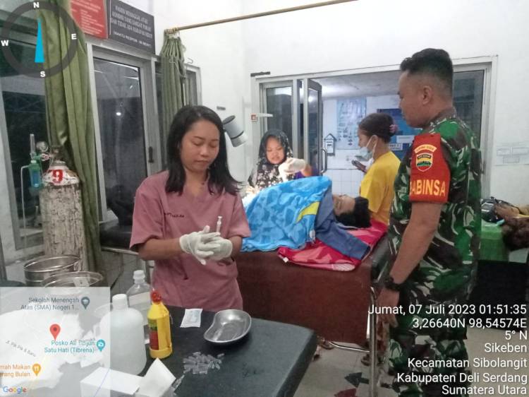 3 Remaja Asal Medan Korban Begal di Sibolangit, Babinsa Langsung Gerak Cepat