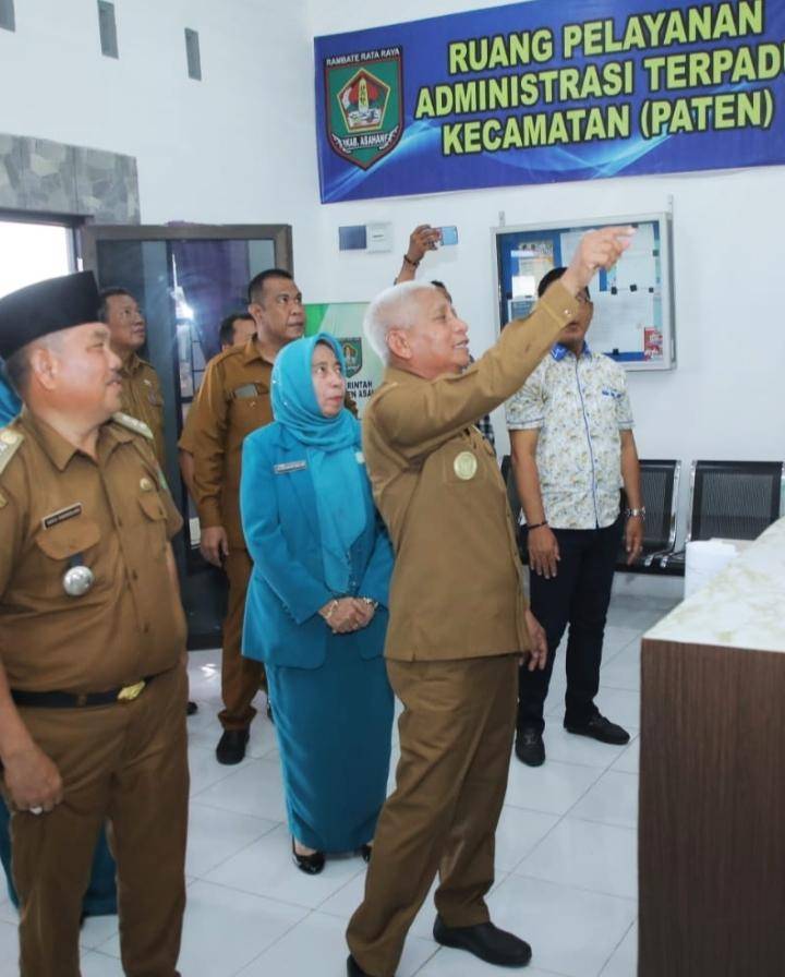 Bupati Resmikan Gedung Kantor Kecamatan Pulau Rakyat