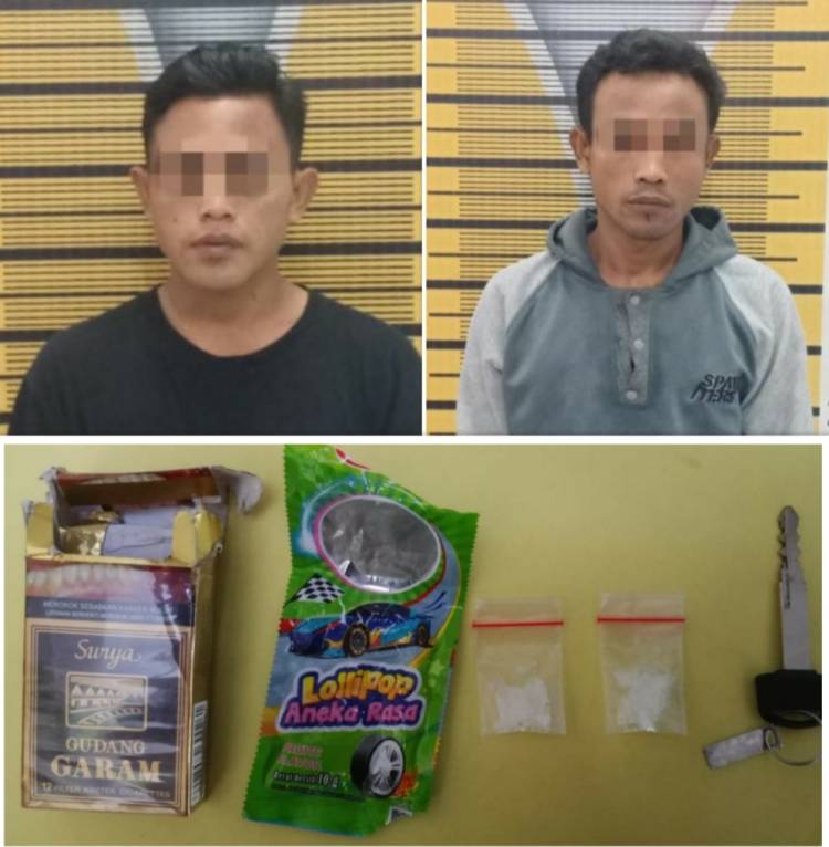 Kantongi 2,09 Gram, 2 Warga Paya Pinang Di Giring Polisi