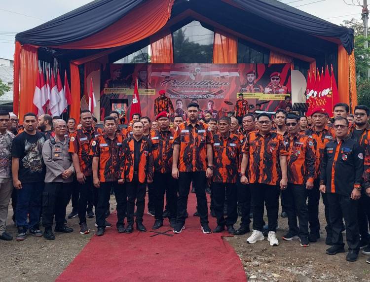 Ribuan Kader Pemuda Pancasila Meriahkan Pelantikan PAC PP Medan Denai