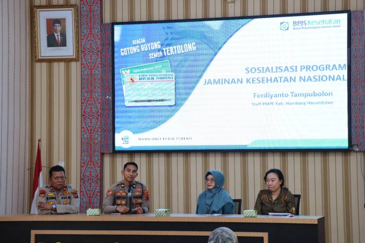 Sosialisasi BPJS Kesehatan di Polres Humbahas