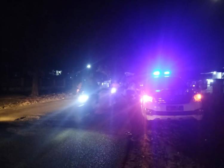Polres Simalungun Laksanakan Blue Light Patrol Antisipasi Pelanggaran dan Kecelakaan Lalu Lintas