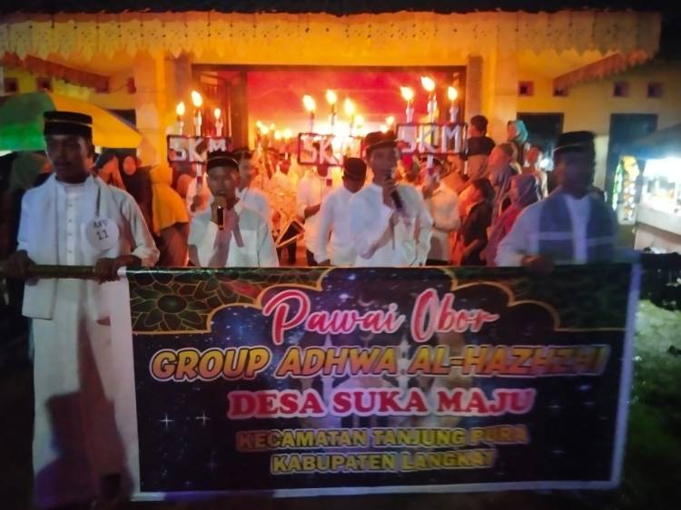 Pawai Obor Sambut Muharram di Tanjungpura