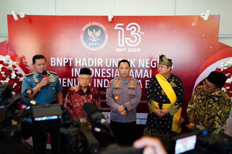 Panglima TNI: TNI Selalu Bersinergi Dengan BNPT Maupun Polri Dalam Antisipasi Dan Tanggulangi Bahaya Terorisme