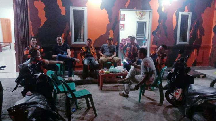 PAC Pemuda Pancasila Melaksanakan Posko, Guna Mengantisipasi Aksi Begal Di Kecamatan Medan Denai