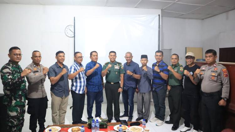 Kodim 0209/LB Gelar Nobar Secara Virtual Acara Puncak KASAD Award 2023 Bersama Forkopimda Labuhanbatu