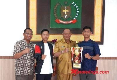 Boyong 6 Medali Emas, 2 Perak & 3 Perunggu, Tapak Suci Langkat Audiensi ke Syah Afandin