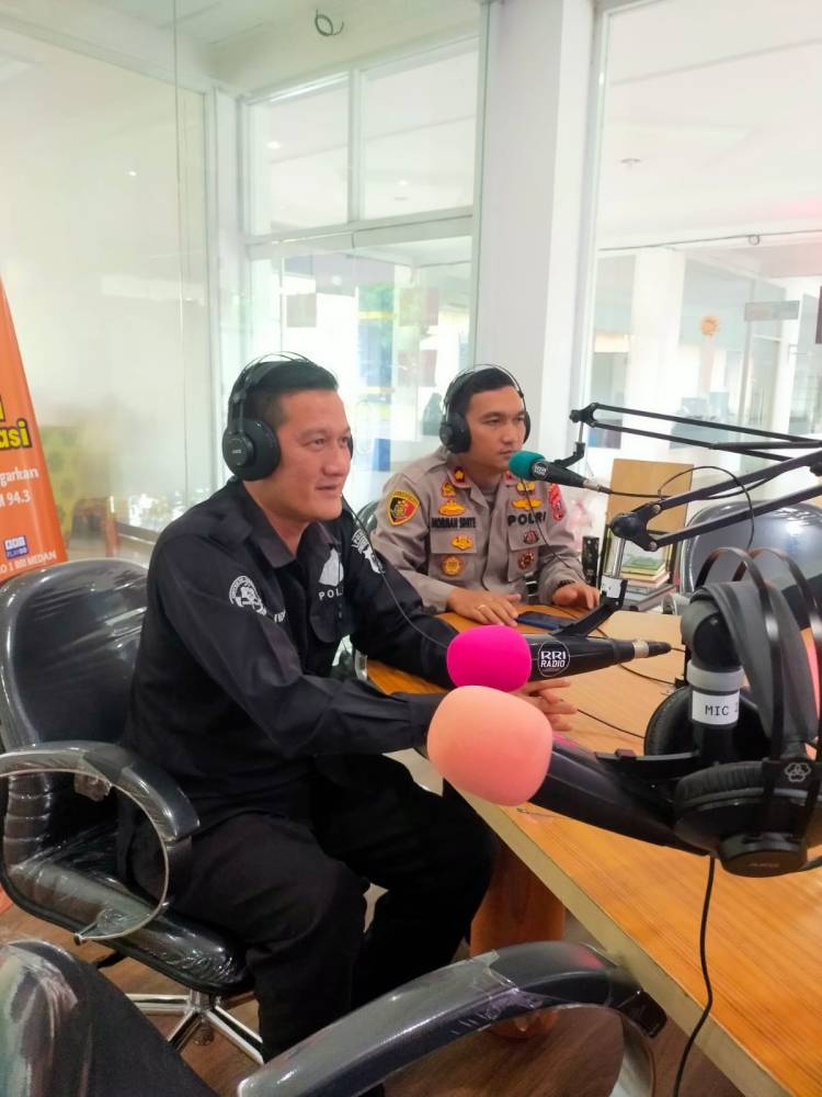 Dialog Interaktif Halo Polisi RRI Medan Upaya Penanggulangan Yang Di lakukan Polsek Pancur Batu Terhadap 3C Dan Geng Motor