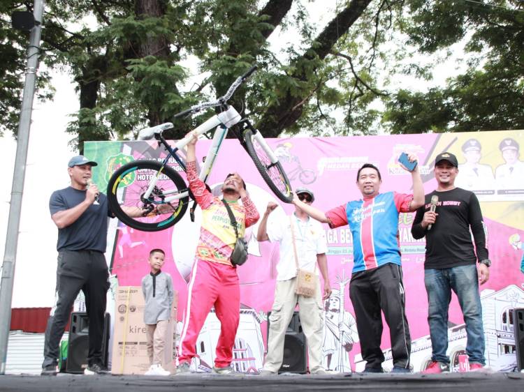 Balogo Olahraga Rekreasi yang Ikut Ramaikan Car Free Day di Medan