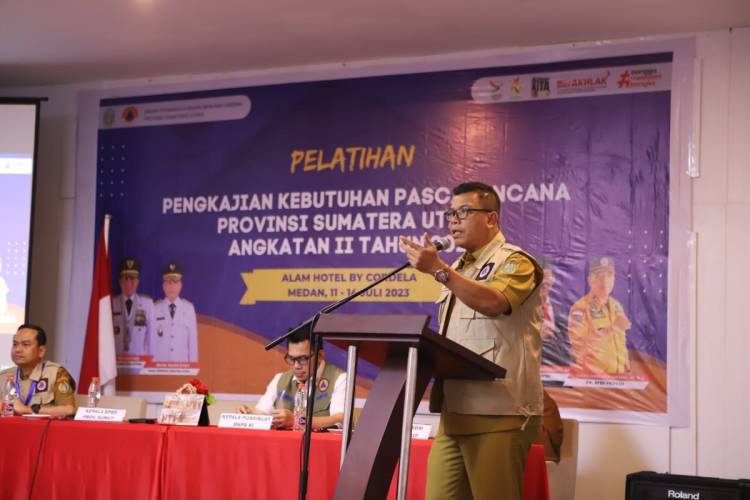 BPBD Sumut Gelar Latihan Pengkajian Kebutuhan Pascabencana