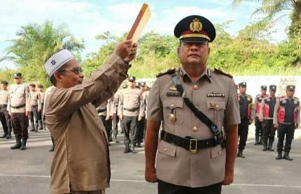 Kapolres Labuhanbatu Selatan Lantik AKP M Ilham Lubis SH Jadi Kapolsek Torgamba