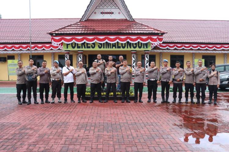 Tim ITWASUM Polri Lakukan Klarifikasi dan Monitor Pengendalian Mutu Pengawasan Intern di Polres Simalungun