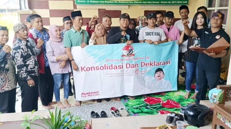 Gegap Gempita Benteng Balada Prabowo 08 Dideklarasikan Di Banten