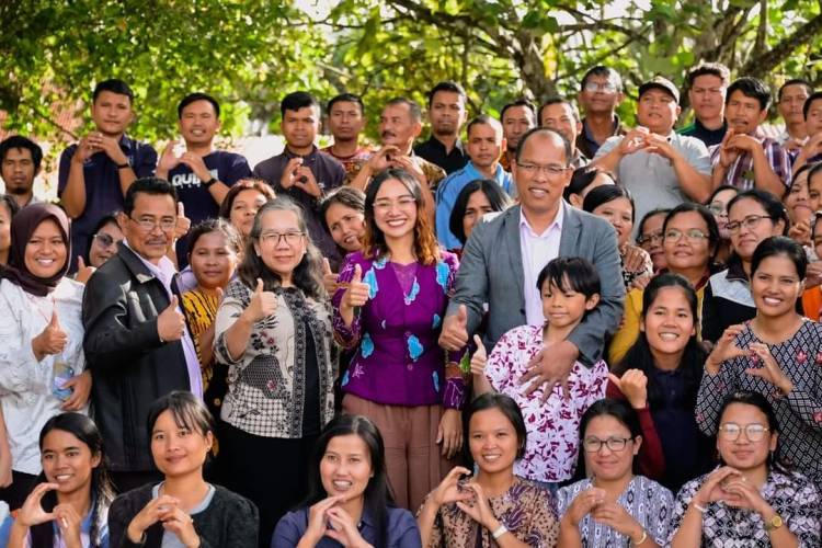 Dosmar Tutup Kegiatan Pelatihan Pembelajaran Matematika Gasing Lanjutan Matematika Tingkat SD dan SMP Tahun 2023