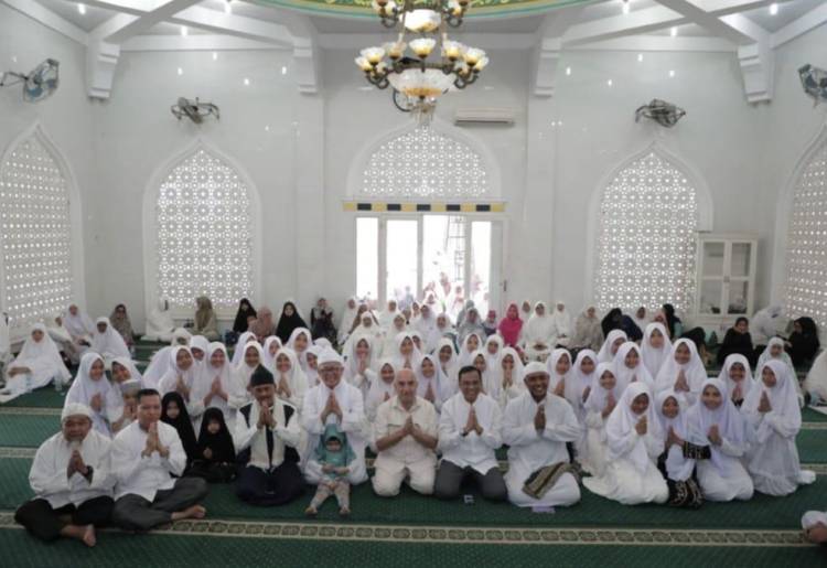 GM PLN UID Sumut Kunjungi Tokoh Agama Buya KH Amiruddin Pendiri Ponpes Baitul Mushtaghfirin Al-Amir