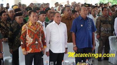 Gubsu dan Plt Bupati Langkat Silaturahmi dengan masyarakat