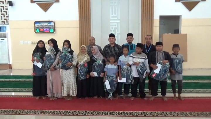Tingkatkan Rasa Syukur, Direksi PT Angkasa Pura Aviasi Kualanamu Santuni Anak Yatim