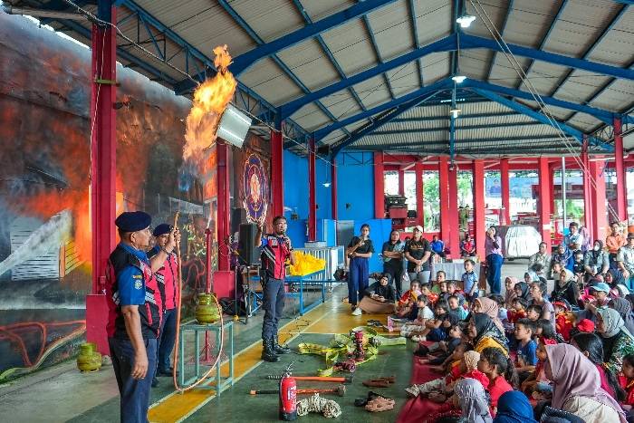Dinas Damkarmat Medan Edukasi Anak Usia Dini tentang Bahaya dan Penanganan Kebakaran