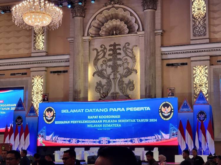 Kapolres Simalungun Hadiri Rapat Koordinasi Kesiapan Pilkada Serentak 2024 Se-Sumatera di Medan