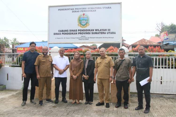 Kunjungi Cabang Disdik Sergai, Sutarto Harapkan PPDB 2024 Merata
