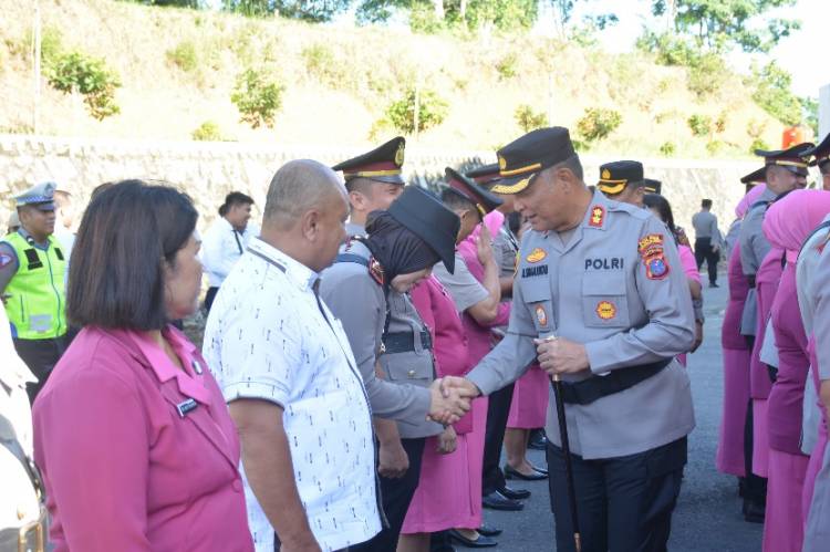 Kapolres Labusel Sertijab PJU dan Kapolsek Jajaran
