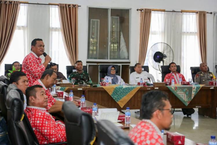 Wali Kota Siantar Rapat Persiapan  Sebagai Tuan rumah PON XXI Aceh-Sumut Venue Tinju