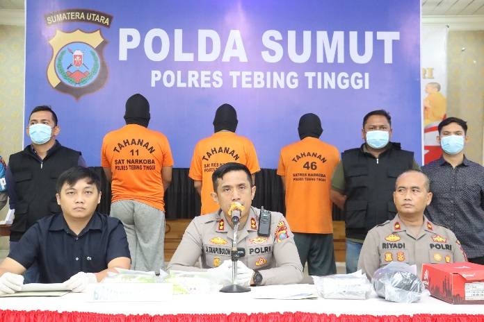 Polres Tebingtinggi Gagalkan Peredaran Sabu 3 Kg