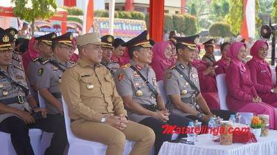 Pj. Bupati Langkat Faisal Hasrimy: Selamat Datang di Negeri Bertuah pada Pembukaan Diktuba Polri Gel. II SPN Hinai