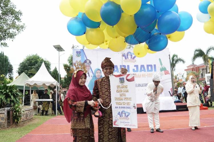 Suasana Akrab Warnai Puncak Peringatan HUT Kota Tebing Tinggi ke 107