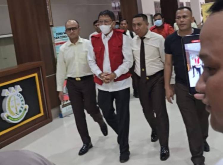 Kejatisu Tahan 3 Terduga Koruptor Kasus Peningkatan Jalan  Labura
