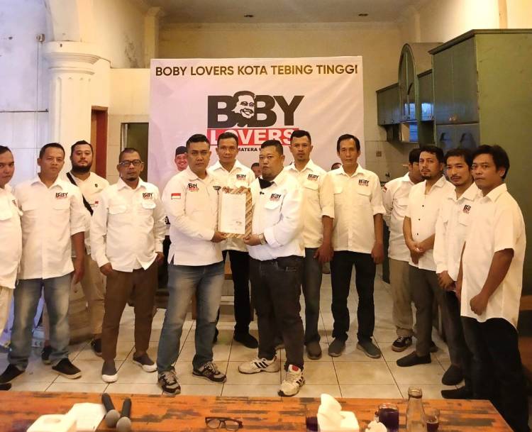 Untuk Menangkan Boby Jadi Gubsu, Relawan Boby Lovers Tebingtinggi Dideklarasikan