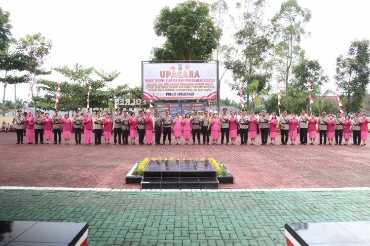 Polres Simalungun Umumkan Struktur Baru Jajaran Kapolsek
