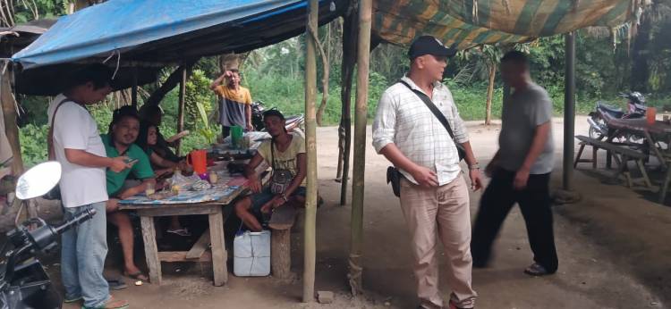 Polsek Perdagangan Tindak Lanjuti Laporan Masyarakat Terkait Perjudian dan Peredaran Narkoba Melalui Hallo Kapolres Simalungun