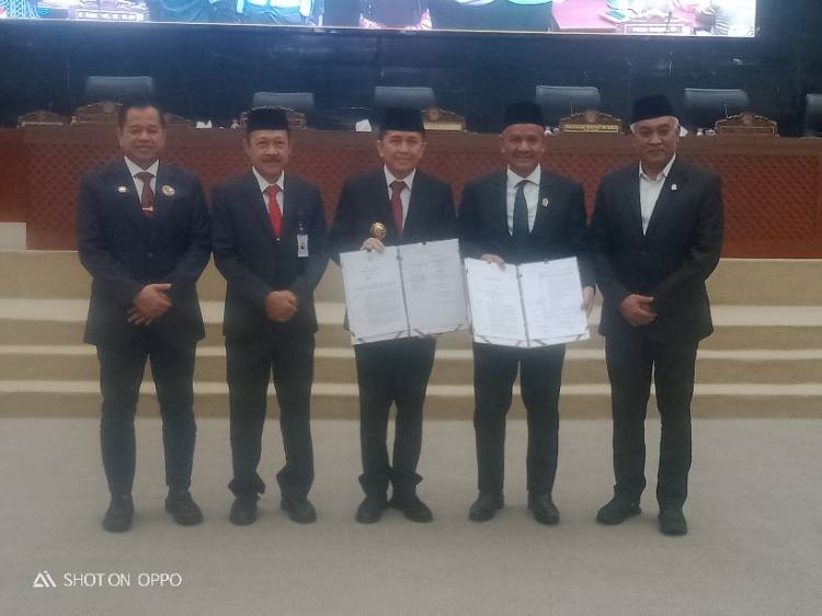 Ranperda LPJ APBD Sumut 2023 Disahkan Dalam Keputusan Bersama Sidang Paripurna