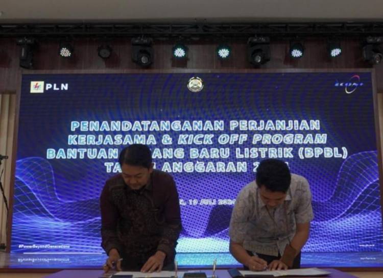 PLN Teken Perjanjian Pelaksanaan BPBL Dengan Dirjen Ketenagalistrikan Tahun Anggaran 2024