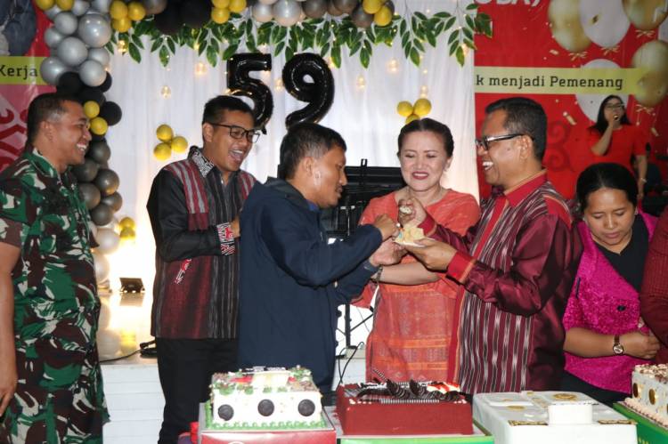 HUT Poltak Sitorus, Tonny M.Simanjuntak : 'Sehat Selalu Wujudkan Toba Unggul dan Bersinar'