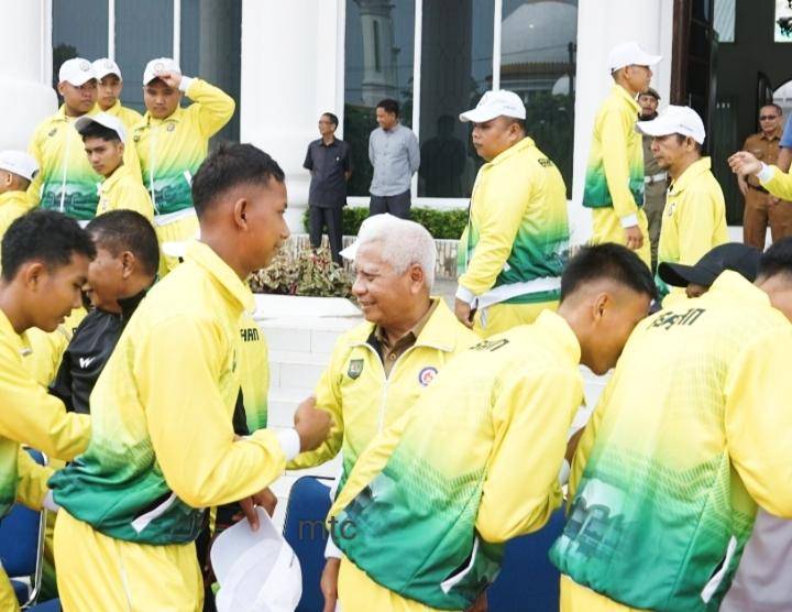 Bupati Asahan Lepas 31 Atlit POR Propinsi Sumatera Utara