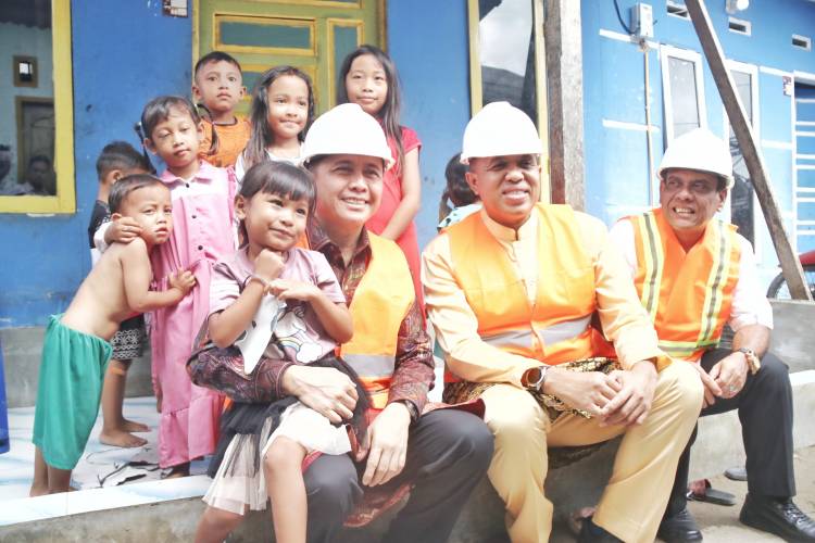 Gebrakan Pj Gubernur Fatoni Canangkan Gerakan Bedah Rumah Serentak Se-Sumut